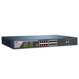 Switch POE Hikvison DS-3E0318P-E Lớp 2, 16 Port 100Mbps